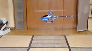 ラジコンへリ CopterX CX250 ジャイロラダーサーボ変更 室内ホバリング [upl. by Hamer387]