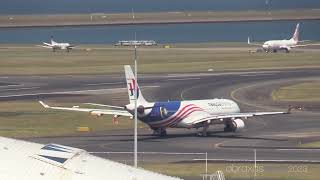 Malaysia Airlines A330323 9MMTD  Departure from Sydney [upl. by Ainattirb]