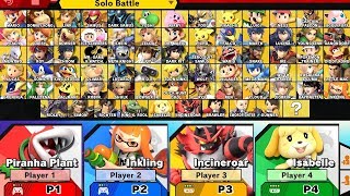 Super Smash Bros Ultimate  All Character Victory Animations DLC Included [upl. by Ahtabbat231]