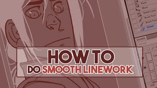 How to do Smooth Linework [upl. by Etnauj]