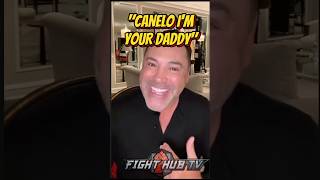 De La Hoya RIPS “jealous” Canelo amp tells him he built him [upl. by Atinek]