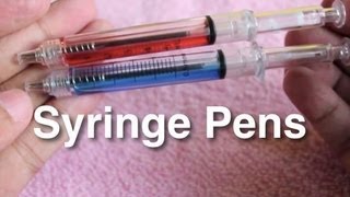 Syringe Pens [upl. by Nyladnar]