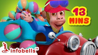 Ek Bandar Ne Kholi Dukaan  Bandar mama  Hindi Rhymes for Children  Infobells hindirhymes [upl. by Drews]