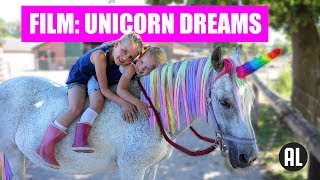 FILM UNICORN DREAMS Rijden Op Een Echte Unicorn♥DeZoeteZusjes♥ [upl. by Eyar187]