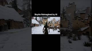 Skyrim Reimagined By Ai game gaming skyrim ai aigaming skyrimmods reimagining future real [upl. by Lorre956]