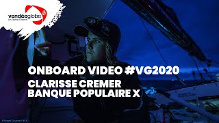 Onboard video  Clarisse CREMER  BANQUE POPULAIRE X  2101 [upl. by Binnie]