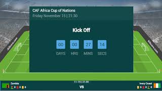 ZAMBIA VS IVORY COAST LIVE  2024 AFRICA CUP NATIONS TODAY LIVE  IVORY COAST VS ZAMBIA LIVE MATCH [upl. by Nimzay684]