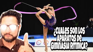 ¿Cuales son los Aparatos de gimnasia rítmica  aparatos de gimnasia rítmica [upl. by Prosper]