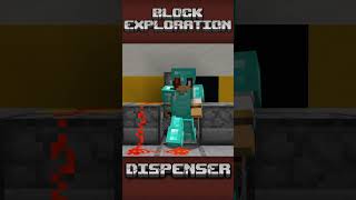 Dispenser explained minecrafttutorial redstonetutorial minecraftbuilds [upl. by Neurath]