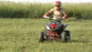 4th of july party crf250r raptor 250 and yz 125 [upl. by Esom]