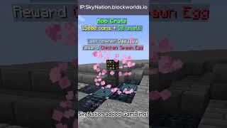 NEW Minecraft SkyNation Update Out Now skyblocky minecraft gaming meme [upl. by Baum863]