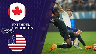 Canada vs USA Extended Highlights  CONCACAF Nations League  CBS Sports Golazo [upl. by Ailb831]