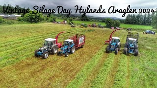 Vintage Silage Day Hylands Araglen 2024 [upl. by Onitsirc]