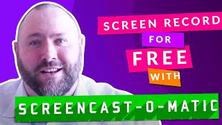 FREE Screen Recorder  ScreencastOMatic [upl. by Rayle]