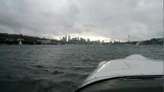 Seaplane Takeoff  Lake Union Seattle Washington [upl. by Nutter]