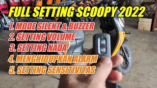 CARA SETTING REMOT SCOOPY 2022 SCOOPY FASHION amp SPORTY [upl. by Bunker277]