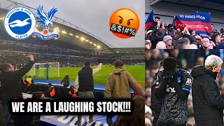 BRIGHTON 41 CRYSTAL PALACE VLOG 2324  CRYSTAL PALACE A CLUB IN CRISIS🤬 SACKHODGSON PARISHOUT [upl. by Ognimod]