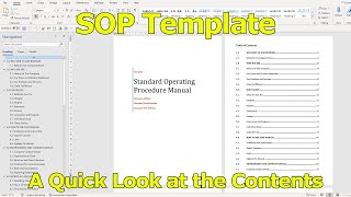 SOP Template  Create Standard Operating Procedures and Watch Your Business Thrive [upl. by Lagasse513]