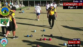 2024 Veterans Interzone Final  From South Tamworth Bowling Club [upl. by Boyse]