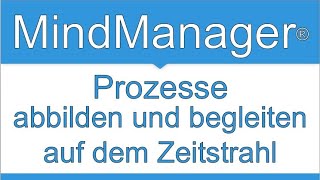 Prozesse abbilden und dokumentieren auf der Zeitachse im MindManager [upl. by Kcire]