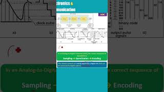 Sampler Quantizer Encoder in ADC MCQ ECE [upl. by Idnar]