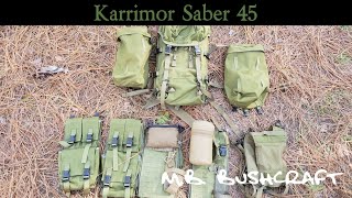 Karrimor SF Sabre 45 Litre  David Friars Modular Pouches [upl. by Refotsirhc80]