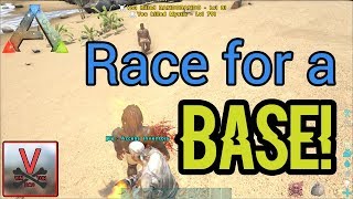 Race for a Base  Small TribesOfficial PVP  ARK Survival Evolved [upl. by Daugherty882]