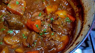 BEEF STEW is the perfect comfort food that taste even better the next day  One Pot Beef Stew Recipe [upl. by Yeaton]