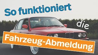 FahrzeugAbmeldung so gehts I Kennzeichenboxde [upl. by Muirhead]