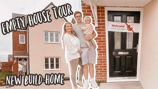 New Build Empty House Tour  Our First Home  Persimmons Lumley  First Time Buyer [upl. by Snapp161]