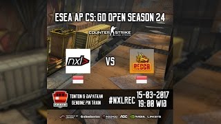 ESEA CSGO AP OPEN SEASON 24  TEAMnxl VS Recca Esports [upl. by Schonfield]