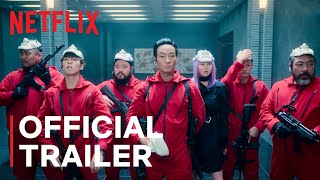 Money Heist Korea  Joint Economic Area  Official Trailer  Netflix [upl. by Neeluj]