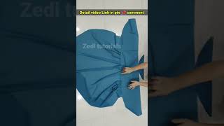 Instant Hijab Design Back Pleated hijab zeditutorials hijab instanthijab hijabdesign shorts [upl. by Yelda789]