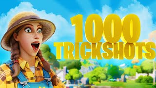 1000 Fortnite Trickshots  1 HOUR MONTAGE [upl. by Attenohs213]