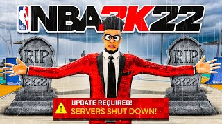 I RETURNED for the LAST DAY of NBA 2K22 EVERServers Shutdown [upl. by Itsyrc]