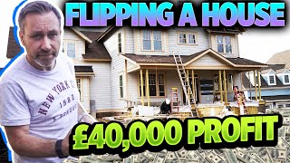 Flipping A House For £40000 Profit  House Renovation  UK Property Investing [upl. by Marolda]