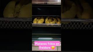 Plátanos fritos en freidora de aire freidoradeaire [upl. by Asoral]