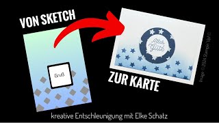 Kartensketch als Inspiration  Stampin Up® [upl. by Pavkovic]