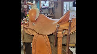 Sold Used Handmade Ranch Saddle for Sale  Bernard [upl. by Adnole]