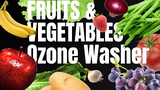 Chlorine Free Ozone Fruits and Vegetable washing  Integrated Ozone Washing For Fruits and Vegetable [upl. by Anastice219]