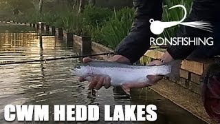 Fly Fishing at Cwm Hedd Trout Lakes [upl. by Annasus210]