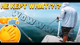 THONNY Fishing Tampa Bay Shipping Channel REACTION VIDEO [upl. by Eigger]