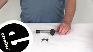 etrailer  Master Lock Hitch Locks  Standard Pin Lock  1479DAT Review [upl. by Acinorehs]