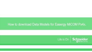 How to download Data Models for Easergy MiCOM Px4x [upl. by Truitt262]