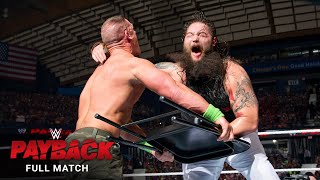 FULL MATCH  John Cena vs Bray Wyatt  Last Man Standing Match WWE Payback 2014 [upl. by Annaul]