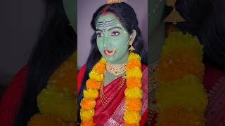 Mata Matangi Reverse Makeup 🔱🙏 mahakali short dasmahavidya [upl. by Odla]