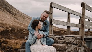 Vanessa amp Maycs Dream Elopement in Glencoe [upl. by Yeta]