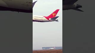 Boeing787 takeoff shorts viral delhi viral reels amazing ytshorts airindia delhiairport [upl. by Ailisec]