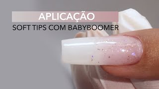 Aplicação Soft Tips com técnica Babyboomer 🌸 [upl. by Notsle]