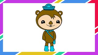 Shellington  Octonauts Cartoon Drawing [upl. by Ettevets]